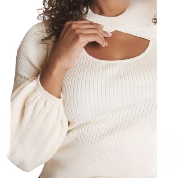 Anthropologie Maeve Courtney Twofer Pullover‎ Sweater Plus Size 3X - Picture 3 of 11